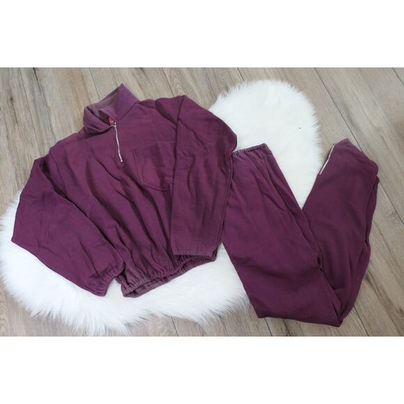 NEW Vtg 70s SPALL SPORTSWEAR Cotton Men's Small Sweat Suit Sweatpants - Picture 1 of 12